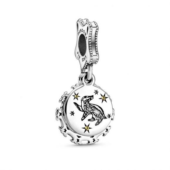 Pandora Harry Potter, Hufflepuff Dangle Charm - Picture 2 of 6